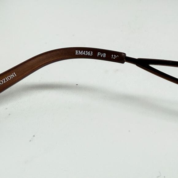 Emozioni By Safilo EM4363 FV8 BROWN 57-18-140 Eyeglasses Frames H18846 - Picture 5 of 8